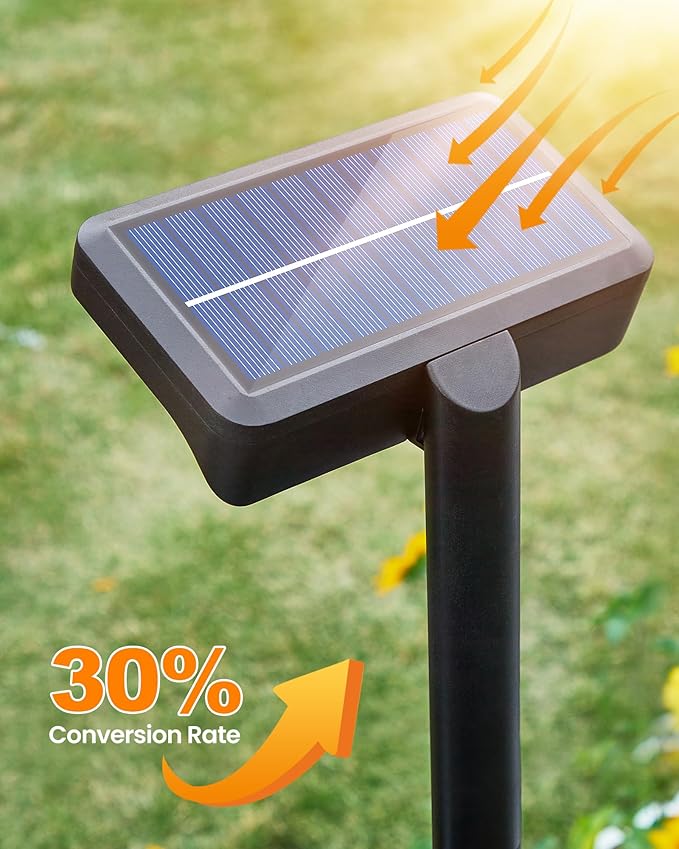 Clip On Solar Lights Outdoor with Motion Sensor - 92 LEDs 600LM Solar Fence Lights, 6000K Waterproof Security Lighting for Chain Link Fence,Deck, Gutter,Camping (1)