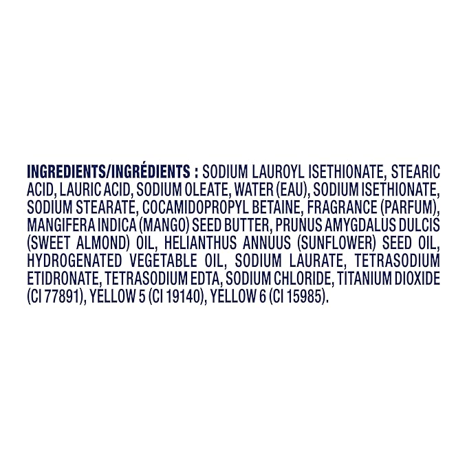 Dove Beauty Bar Soap Glowing Mango & Almond Butters, 8 Bars for Radiant Skin, Illuminates Skin 3.75 oz