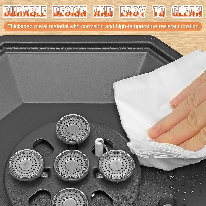 Camping Stove Propane Two Burner, 34000BTU Foldable Camp Stove Gas Propane Burners for Outdoor Cooking, Portable Stoves Gas Burners with Windsheild, Carrying Bag, Grates, Regulator