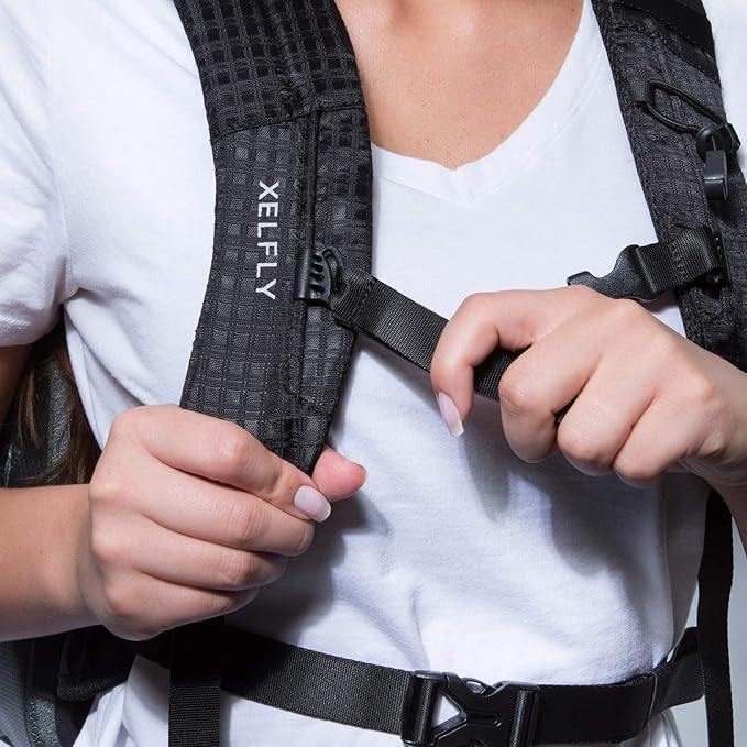 Submersipack Waterproof Backpack - Submersible, Inflatable, Floating TPU Coated Durable Nylon Dry Bag with Airtight Zipper for Kayak, Fishing, Boating, Hiking, Paddle Board (Deep Blue, 25L)