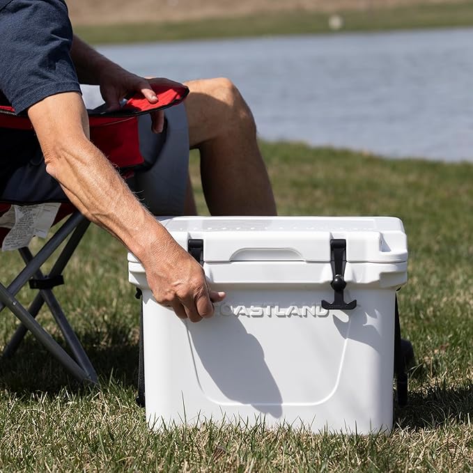 Coastland Delta Series Rotomolded Coolers, Premium Everyday Use Insulated Cooler, Ideal Portable Ice Chest Available in Multiple Capacities & Colors