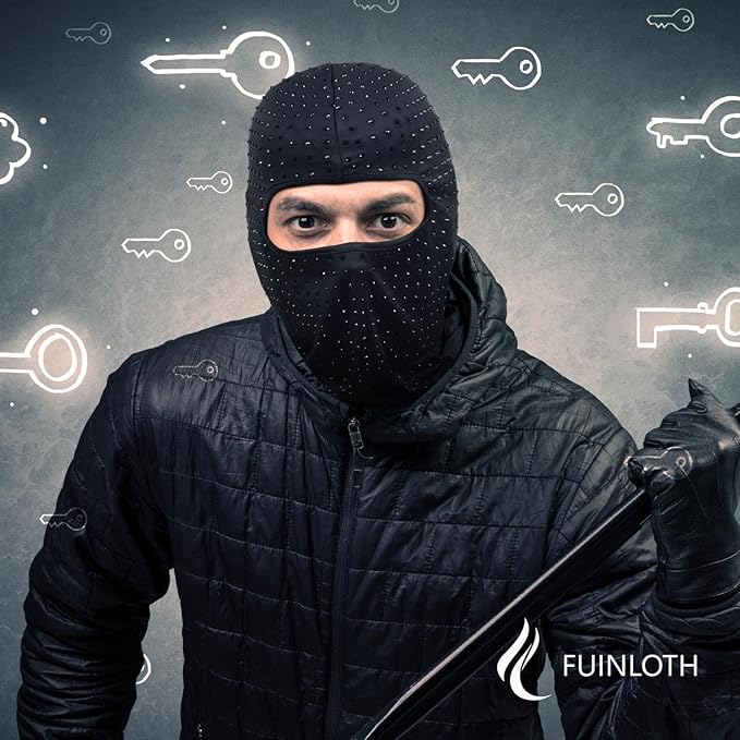 Fuinloth Balaclava Ski Mask, Motorcycle UV Protector Scarf, Summer Cooling Neck Gaiter for Men/Women