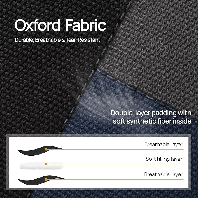 2 Pack Camping Chair Folding Heavy Duty with Cup Holder & Cooler Bag, Oversized Portable Lawn Chair for Adults, Tall and Lightweight, 300 lbs Capacity, for Beach, Fishing, Sports, Travel