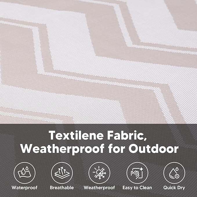 SUNCREAT Hammocks Two Person Tree Hammock, Heavy Duty Hammock for Poolside, Garden, Backyard, Patio, 450lbs Capacity, Gray Waves