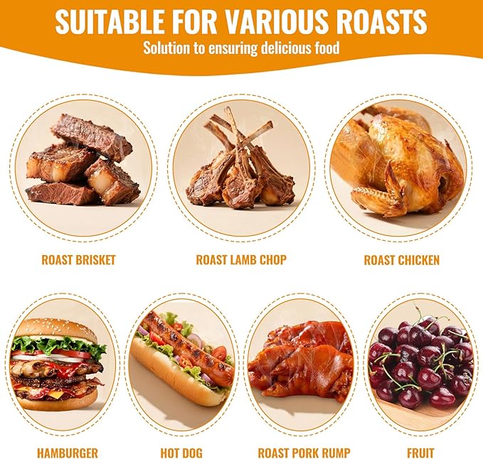 BBQ Blanket for Resting Meat(22in)Smoker Meat Resting Blanket, Reusable Smoker Grilling Meat Insulated Resting Bag with Wide Mouth L-shaped zipper for Large Brisket/Beef/Pork Shoulders/Turkeys