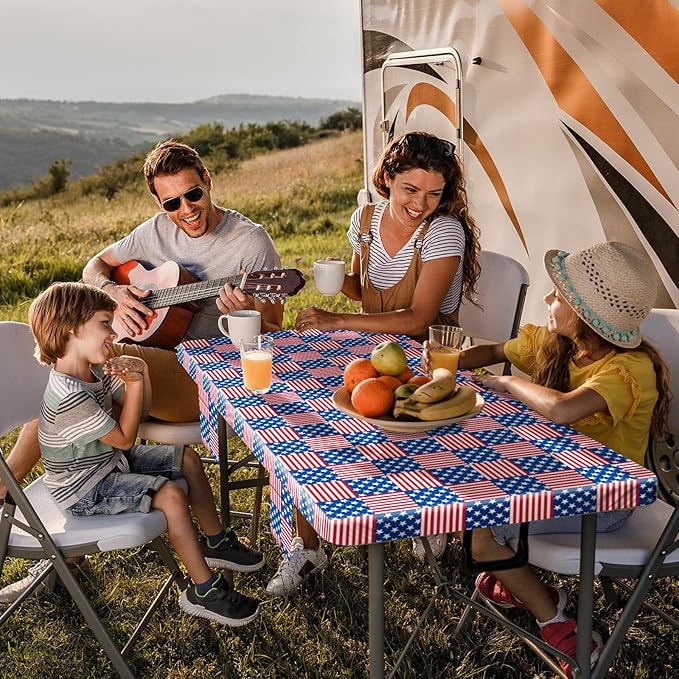 96x30 In Fitted Picnic Table Cover with Bench Covers Heat Resistant Outdoor Water Proof Rectangular Table Cloth Accesorios Para Camping Patio Campers Gear Kit Gifts for Coworker Friendship