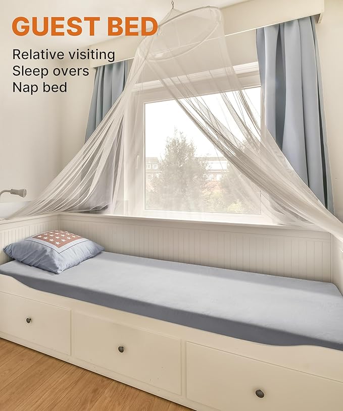 3 Inch GAIALOOP Thick Memory Foam Camping Mattress Sleeping Pad [Car/Tent/Cot] Glamping Portable Floor Mat Roll Up Futon Mattress for Guests Sleepover