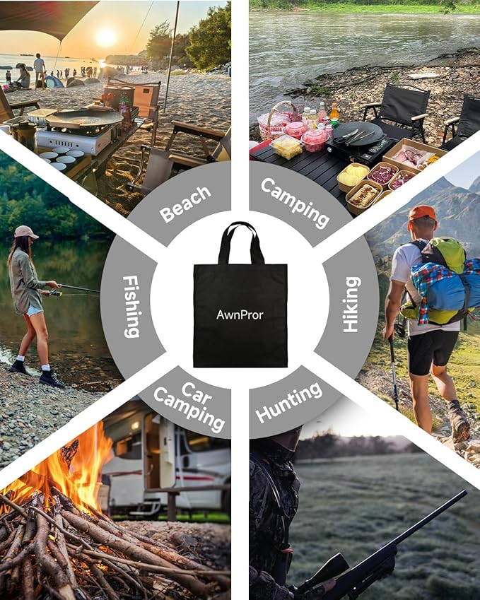 Aluminum Camping Stove Windscreen,Lightweight Foldable Outdoor Wind Blocker Gas Stove Windshield Wind Screen with Storage Bag for Camping,Glamping,Hiking,Picnic,Backpacking,Cooking,Fishing