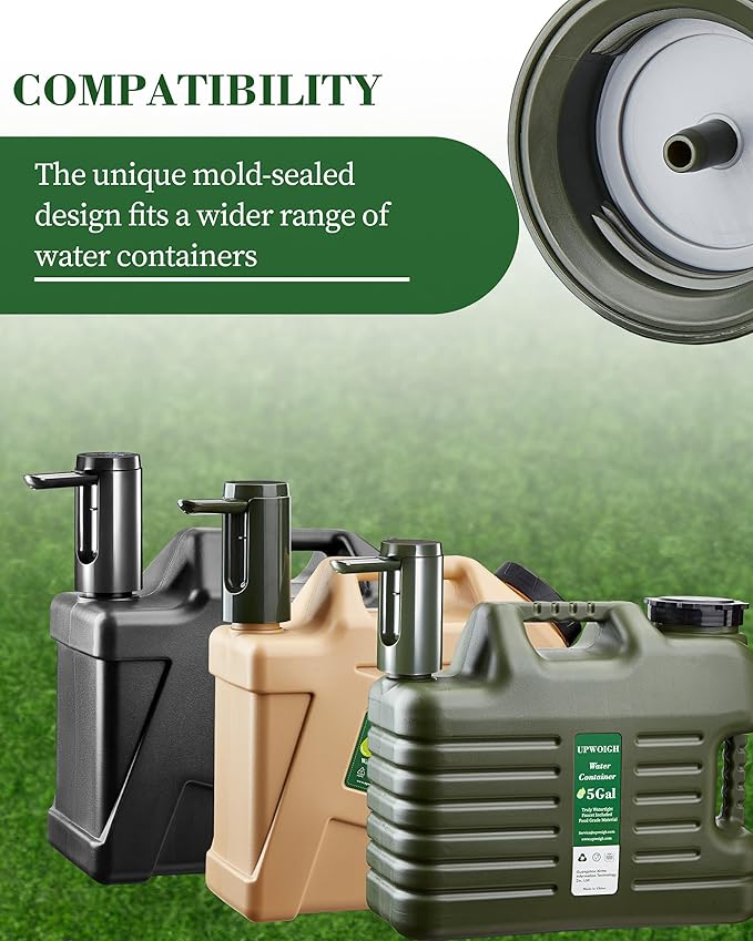 5 Gallon Water Jug and 2.6Gal Collapsible Water Bag Set of 2,BPA Free Thickened Water Storage Containers,Leak-Proof Warm Sand Portable Emergency Water Tank for Outdoors Hiking,Hurricane