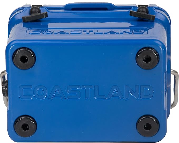 Coastland Bay Series Cooler Premium Everyday Use Insulated Rotomolded Cooler, Small Ice Chest for Tight Spaces, Soccer Games, & Tailgates