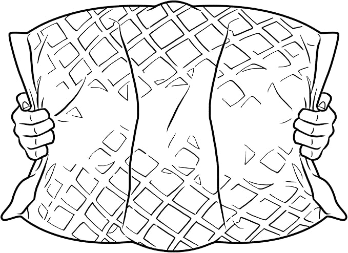 Adjustable Memory Foam Neck Pillow Cooling Fabric Queen