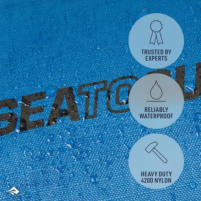 Sea to Summit Big River Dry Bag, Heavy-Duty Dry Storage, 20 Liter, Picante Red