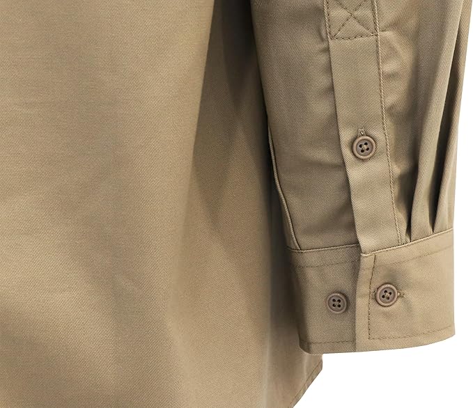 BOCOMAL FR Shirts 6.25oz Lightweight Welding Shirts Flame Resistant Men's Fire Retardant Shirt