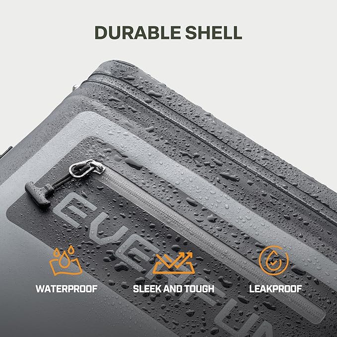 EVERFUN Soft Cooler 30 Can, Portable Insulated Small Cooling Lunch Box for Men and Women, Leakproof Ice Chest Bag for Travel, Beach, Camping, Beverage, Boating, Fishing, Tailgating, Work and Picnic