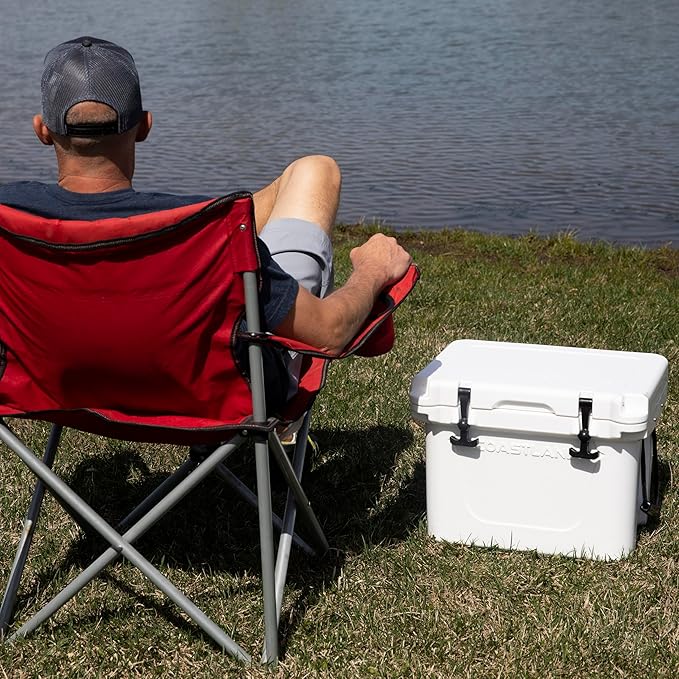 Coastland Delta Series Rotomolded Coolers, Premium Everyday Use Insulated Cooler, Ideal Portable Ice Chest Available in Multiple Capacities & Colors