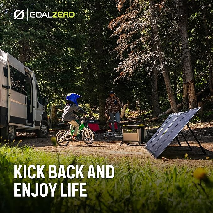 Goal Zero Nomad 200-Watt Solar Panel, Folding Solar-Panel Charger with Kickstand, Portable Solar-Panel Power