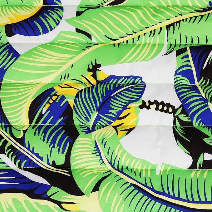 Sunnydaze Quilted Outdoor Hammock with Spreader Bars - Heavy-Duty 450-Pound Capacity Double Hammock for Outside - Exotic Foliage