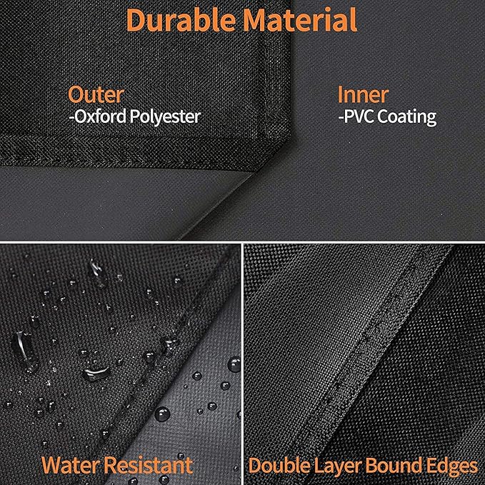 Heavy Duty Grill Griddle Cover Water Proof 600D Polyester Table Top Griddle Cover Compatible with 17 inch Blackstone 1971 Griddle Without Griddle Hood