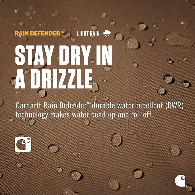 Carhartt Insulated Two Compartment Cooler, Durable Water Repellent Material W/Front Zippered Pocket for Camping, Beach & Travel