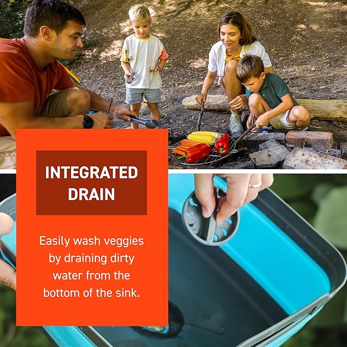 Survive Outdoors Longer Flat Pack Collapsible Sink (Pack of 2)