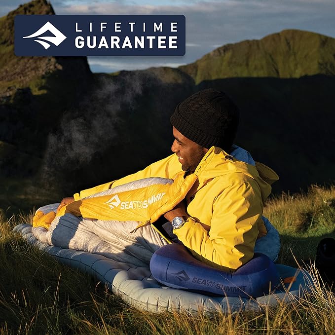 Sea to Summit Aeros Premium Inflatable Travel Pillow, Large (16.5 x 11), Grey