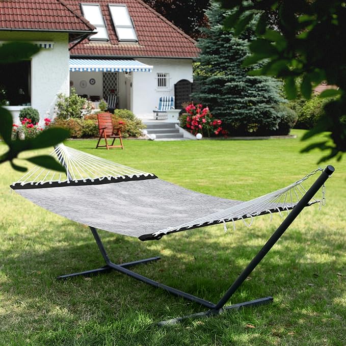 Patio Watcher 13 FT Quick Dry Textilene Hammock - Outdoor Double Hammock - Heavy Duty Hammocks for Outside - 450 lbs Capacity