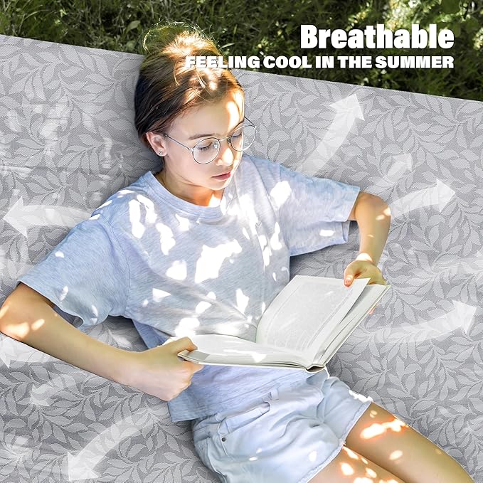 Patio Watcher 13 FT Quick Dry Textilene Hammock - Outdoor Double Hammock - Heavy Duty Hammocks for Outside - 450 lbs Capacity