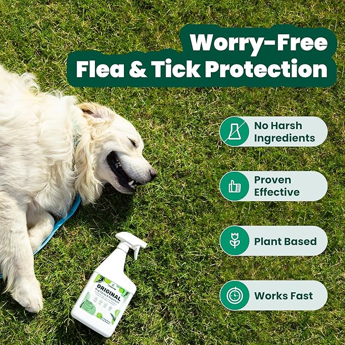 Cedarcide Original Bug Spray | Repel & Kill Fleas, Ticks, Mosquitoes, Mites, Ants & Chiggers | For use on People, Pets & Home | Natural Cedar Oil | Eco-Friendly | 4 Oz