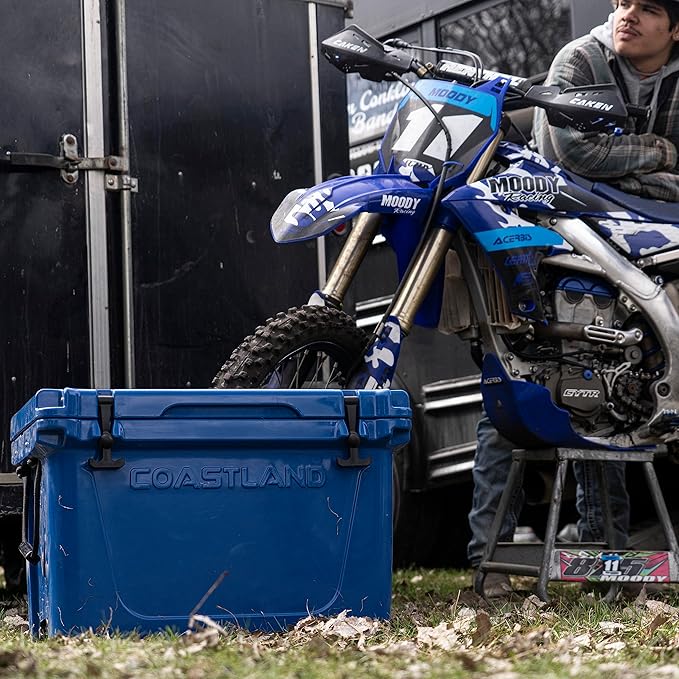 Coastland Delta Series Rotomolded Coolers, Premium Everyday Use Insulated Cooler, Ideal Portable Ice Chest Available in Multiple Capacities & Colors