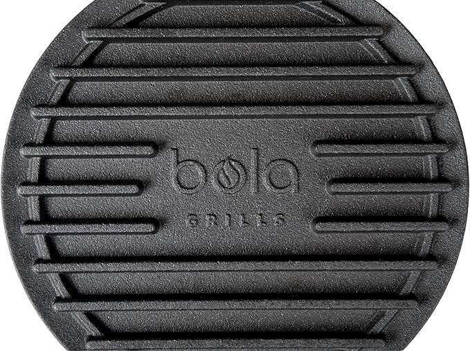 Bola Traveler | Completely Adjustable & Rotatable Tabletop-Safe Charcoal BBQ Grill (Black)