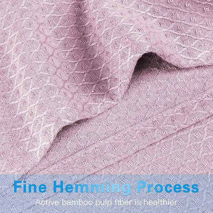 AmyHomie Cooling Blanket, 100% Rayon Derived from Bamboo, Cool Summer Blanket for Hot Sleepers Soft Comfy Lightweight Blankets for All Seasons(Light Purple, 59×79in)