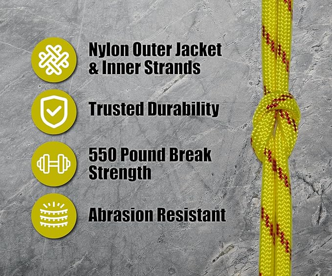 BORED? PARACORD! 550 lb Paracord - Ideal for Crafting, Camping, DIY Projects, Active & Military Outdoors - Strong Survival Rope - Tactical Parachute Cord Type III - Fast Pitch 100 Feet