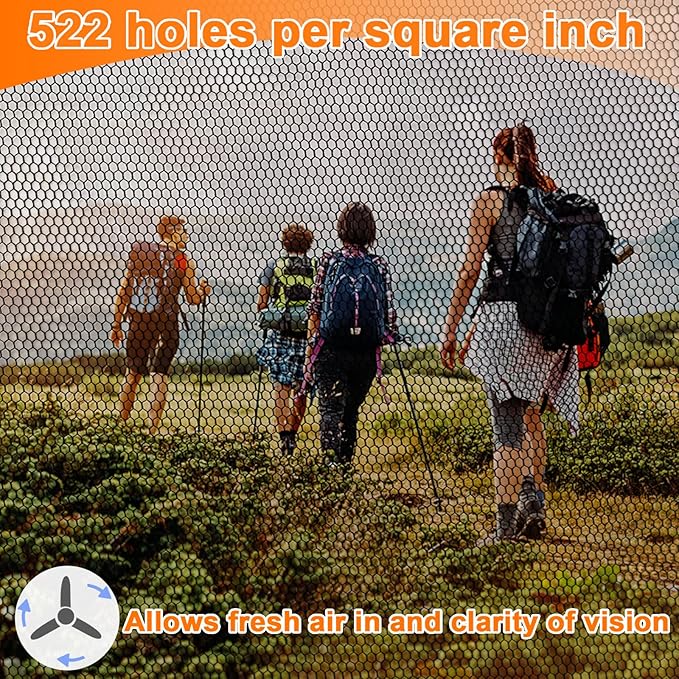 Benvo Mosquito Head Net, Face Neck Fly Netting Hood from Bugs Gnats Noseeums Screen for Any Outdoor Lover - with Carry Bags Fits Most Sizes of Hats Caps (2pcs, White, Updated Big Mesh)