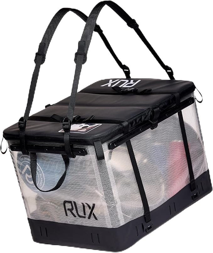 70L Collapsible Gear Box (Clear) - Modular Adventure Storage Solution For Camping Storage, Overlanding, Off-road And Van Life - Weatherproof, Durable and Multifunctional