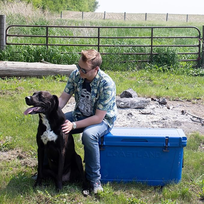 Coastland Delta Series Rotomolded Coolers, Premium Everyday Use Insulated Cooler, Ideal Portable Ice Chest Available in Multiple Capacities & Colors