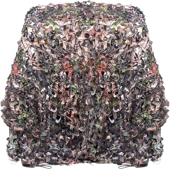 FLYEGO GEN 2 Camo Netting Camouflage Netting Hunting Blind Camo Net Camouflage Nets Military Surplus for Shooting Party Decoration Photograph Car Cover Sunshade