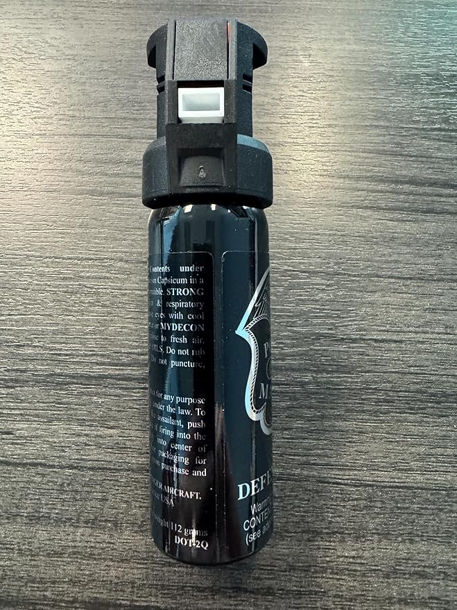 Police Magnum Self Defense Pepper Spray Fogger – Maximum Strength Personal Protection – Portable Non-Lethal Safety Gear – Made in USA – 2 Pack 3oz FM