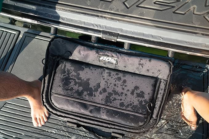 AO Coolers Stow N' Go Cooler, Low-Profile, Leakproof with High-Density Insulation, Holds Ice for 24 Hours, Carbon Black, 38 Pack