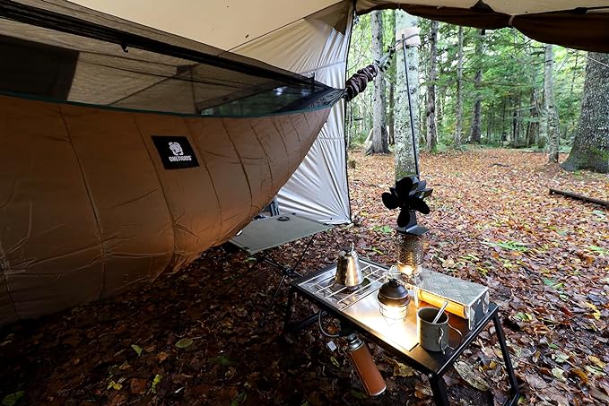 OneTigris Hideout Hammock Underquilt, Lightweight 4 Season Hammock Gear for Camping, Hiking, Backpacking, Travel, Beach, Backyard, Patio, Portable