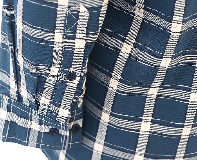 BOCOMAL FR Shirts 6.25oz Lightweight Welding Shirts Flame Resistant Men's Fire Retardant Shirt