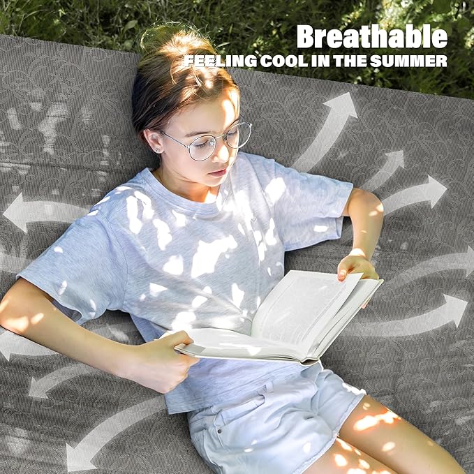 Patio Watcher 13 FT Quick Dry Textilene Hammock - Outdoor Double Hammock - Heavy Duty Hammocks for Outside - 450 lbs Capacity - Mocha