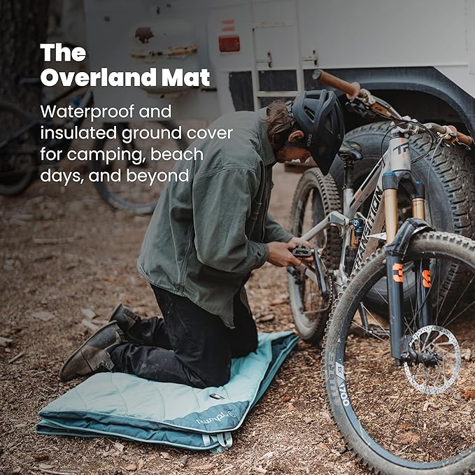Rumpl Overland Mat – Waterproof, Padded Ground Cover and Blanket, Sedona