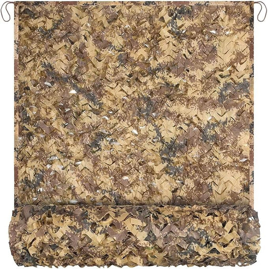 Camo Netting Camouflage Netting 20x20 10x20 10x10 Bulk Roll Burlap Camo Tarp Sunshade Net for Hunting Blind Dinosaur Birthday Jungle MilitaryTheme Party Decoration Camping Shooting