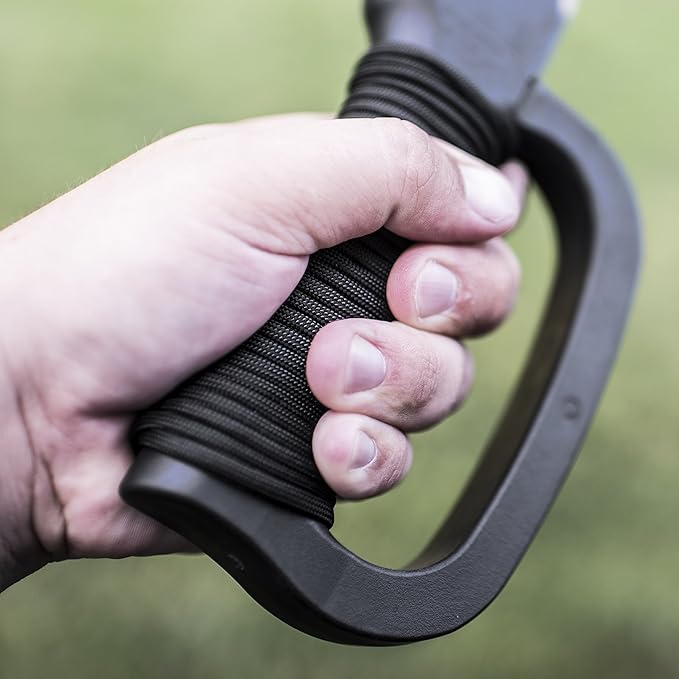 Elastic Bungee Cord. 3/16", 3/8", 1/4", 5/16", 1/8". 50 and 100 Foot Spools. Weather and Abrasion Resistant. Used for Tie Downs, Crafting, DIY Projects. Black Shock Cord. Made in the USA