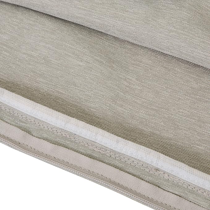 Classic Accessories Montlake Water-Resistant 25 x 22 x 4 Inch Patio Lounge Back Cushion, Heather Grey, Outdoor Loveseat Cushions