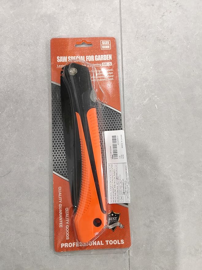 Folding Hand Saw 10 Inch Portable Foldable Pruning Saw with Triple-Cut SK5 Blade for Gardening Wood Cutting Tree Trimming Outdoor Camping Hunting Survival