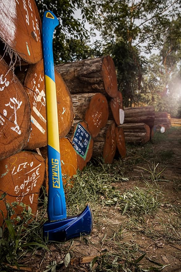 Estwing Axe, 36 Inch Handle, 4 lb Head with Fiberglass Handle, Model #62441