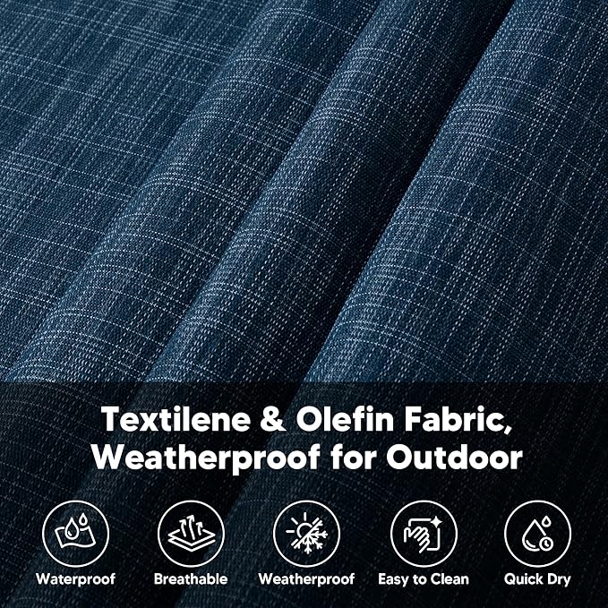 SUNCREAT Hammocks Two Person Tree Hammock, Heavy Duty Hammock for Poolside, Garden, Backyard, Patio, 450lbs Capacity, Navy