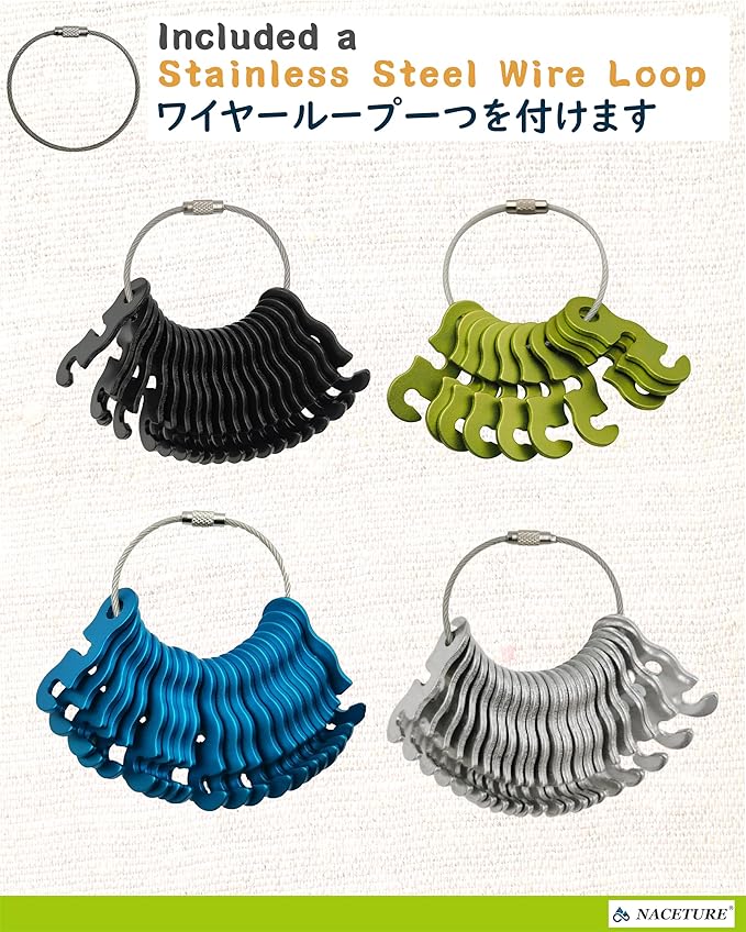 Rope Tensioner Aluminum Alloy Camping Tent Guyline Cord Adjuster Camping of Gear for Camping, Hiking, Backpacking Ultralight Tent Stakes Guy Lines (Green, 10 Pack)