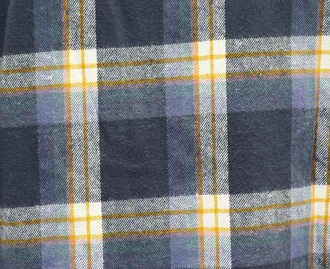 BOCOMAL FR Shirts for Men Welding Shirt Plaid 8.5oz Heavyweight Fire Retardant/Flame Resistant Welding Jacket